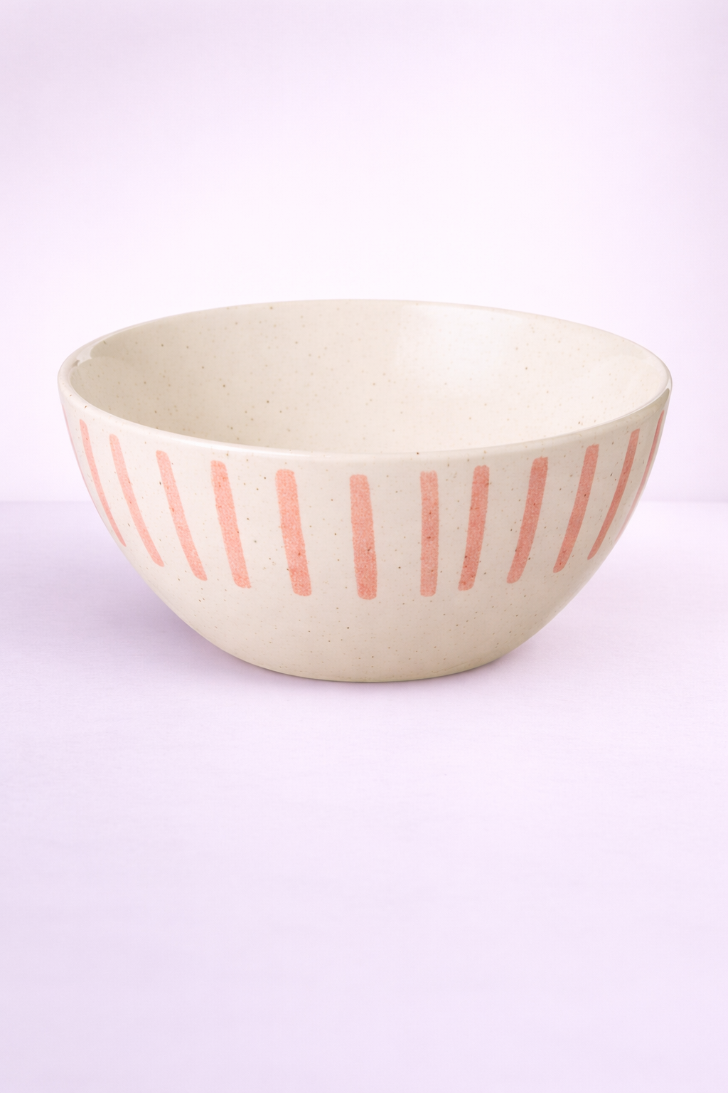 J-Line kom met roze strepen – 15,5cm