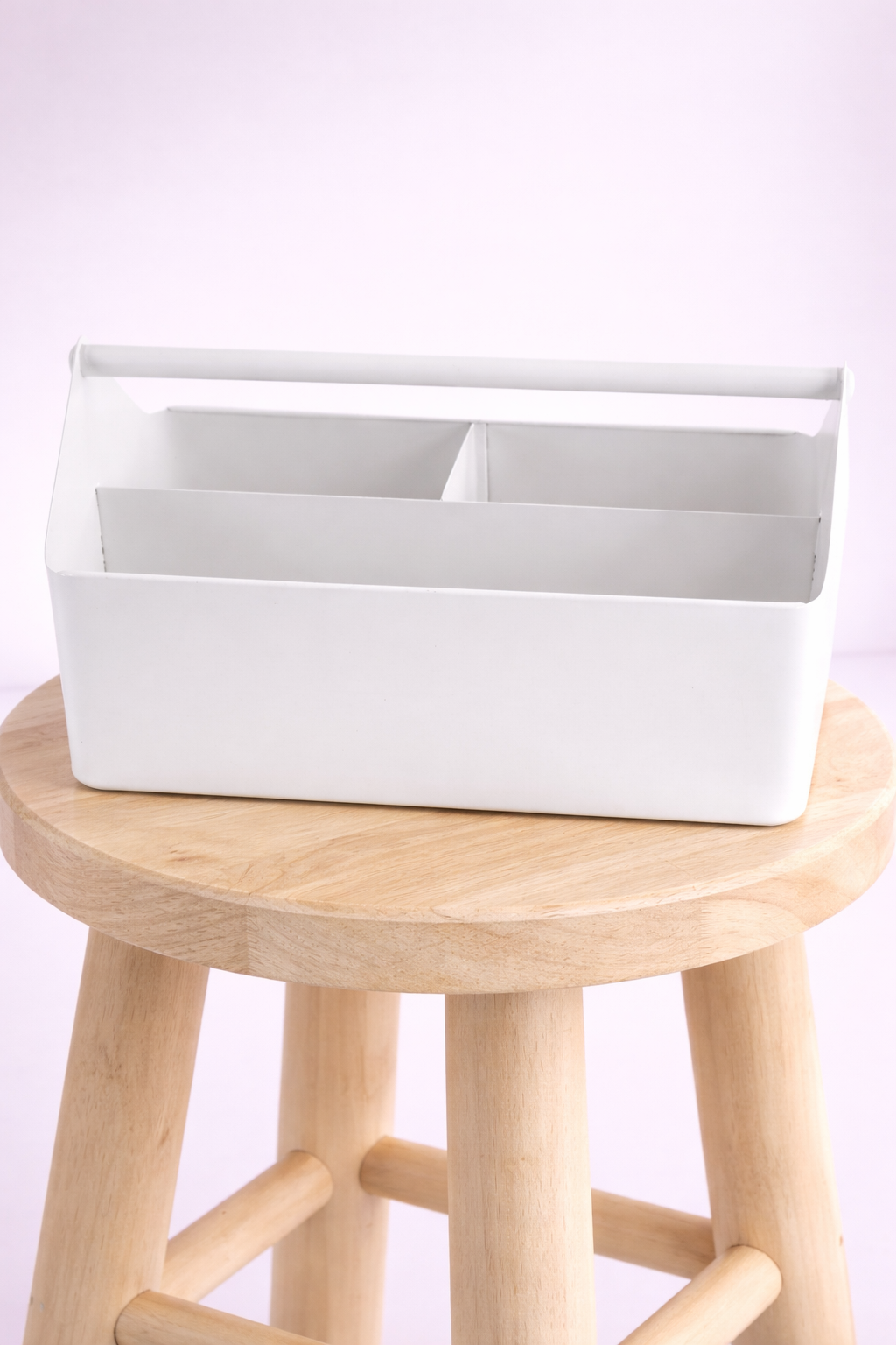 Housevitamin metalen opbergbak met handvat