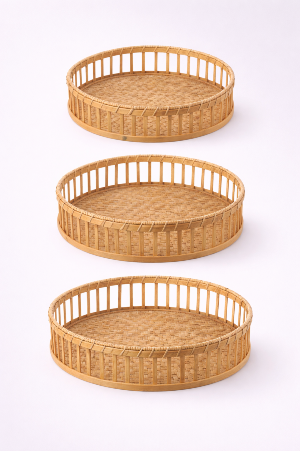 J-Line Bamboe dienbladen - verkrijgbaar in drie maten