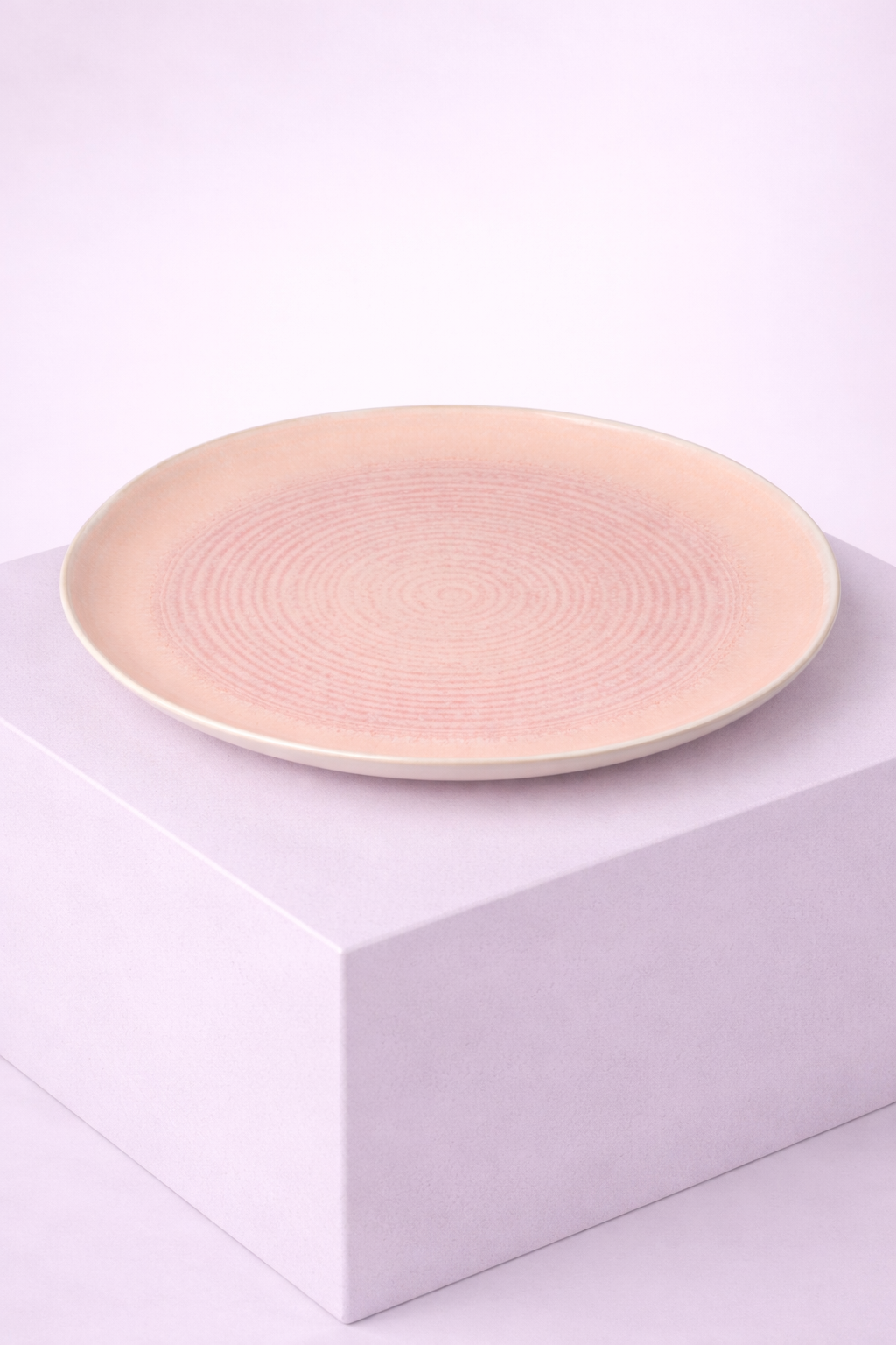 J-Line dinerbord Noa – zalmkleurig porselein (27 cm)